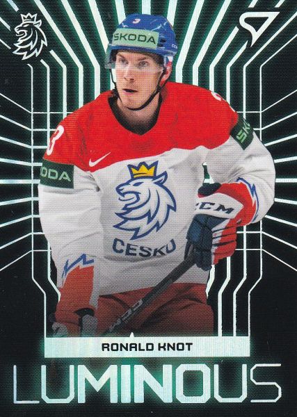 insert karta RONALD KNOT 23-24 SZ Hokejové Česko Luminous číslo LS-09